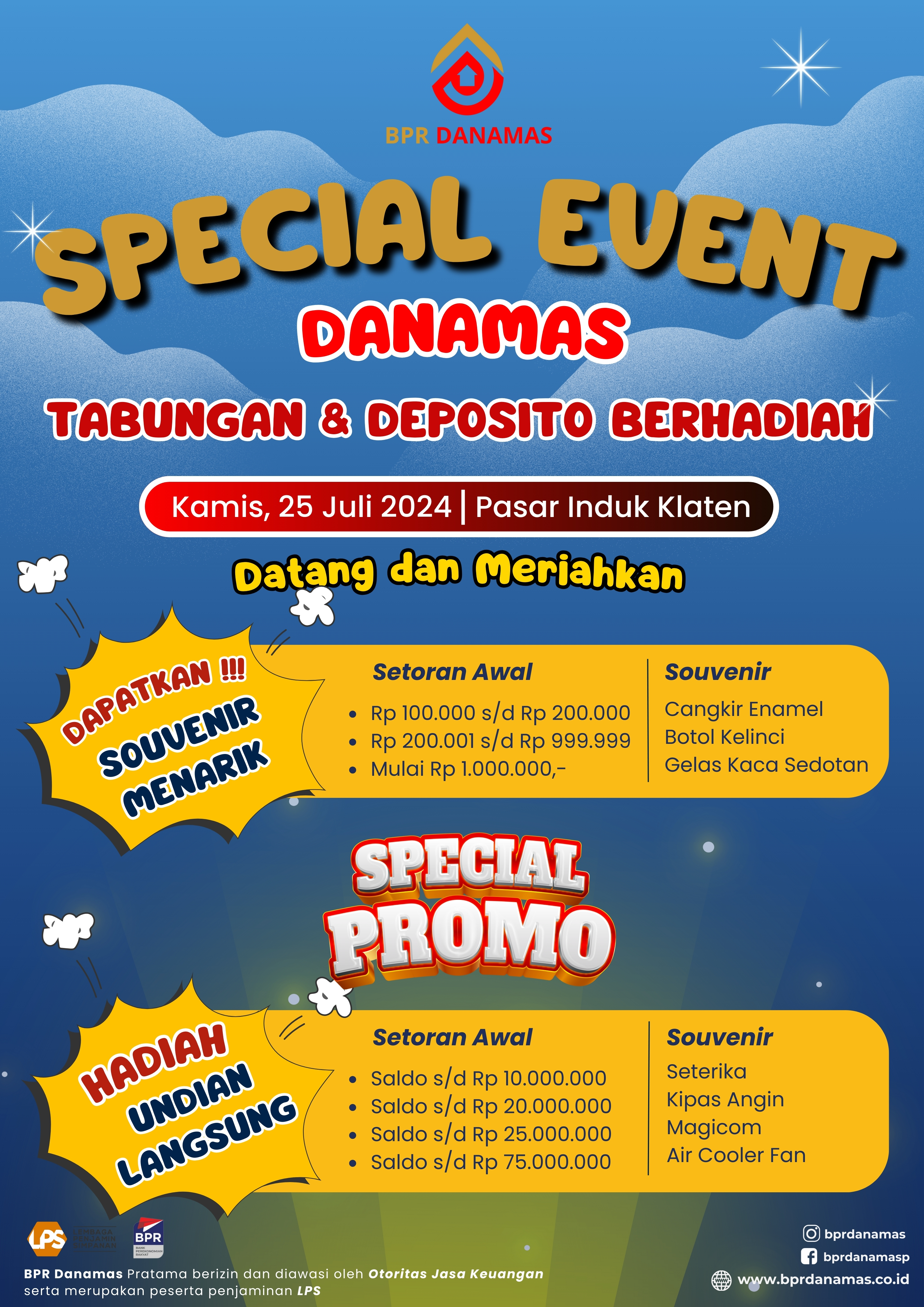 SPECIAL EVENT DANAMAS